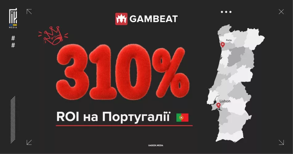Кейс Gambeat: 310% ROI при заливі трафіку на гемблінг у Португалії через ASO