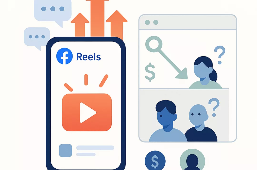 Reels у Facebook — багато переглядів, мало результатів