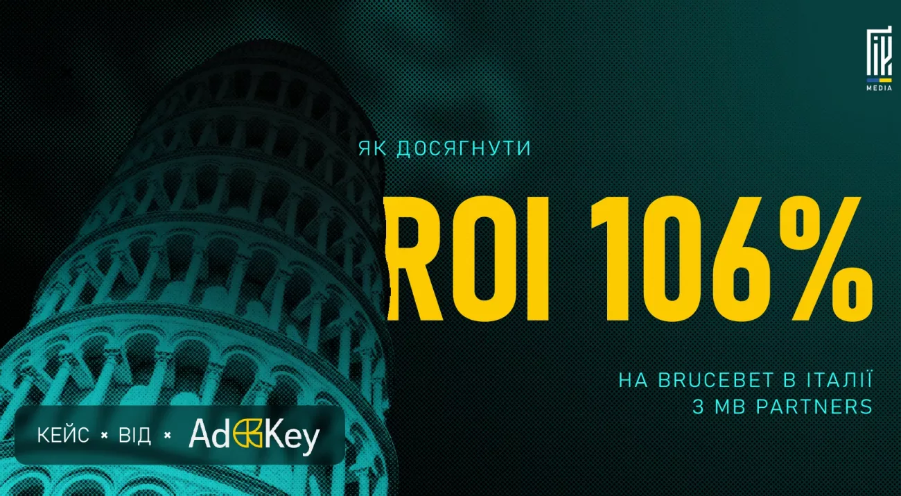 ROI 106% на BruceBet в Італії — кейс від AdKey.Agency