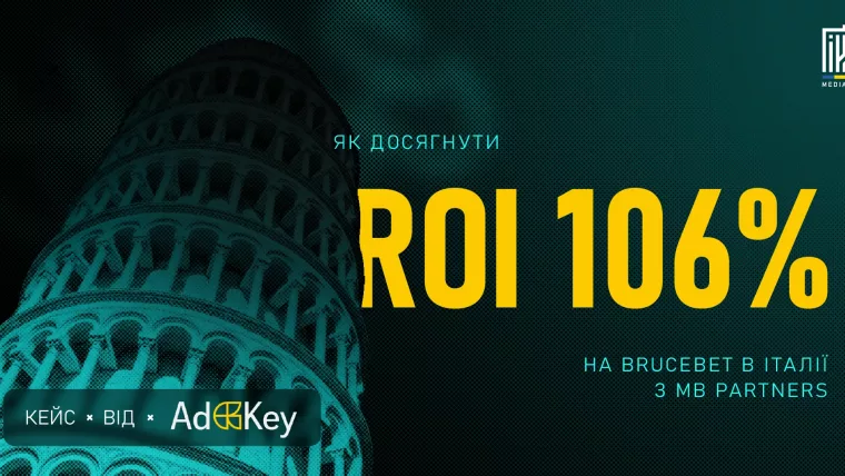 ROI 106% на BruceBet в Італії — кейс від AdKey.Agency