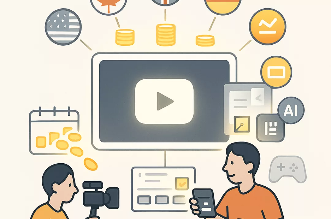 YouTube у буржі: прибуткові ніші, RPM і монетизація у 2025