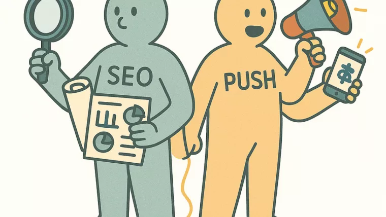 SEO і пуш-арбітраж: як поєднати органіку з агресивним трафіком