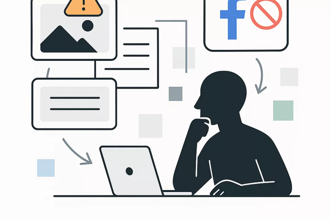 Схематична боротьба з реджектами Facebook — модерація, креативи та технічний траст акаунтів.